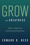 Cover: Grow to Greatness - Stanford Business Books,US