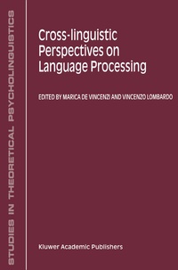 Abbildung von: Cross-Linguistic Perspectives on Language Processing - Kluwer Academic Publishers
