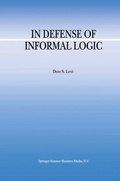 Cover: In Defense of Informal Logic - Springer
