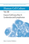 Cover: Cancer Cell Lines - Kluwer Academic Publishers
