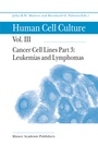 Cover: Cancer Cell Lines - Springer