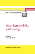 Cover: Moral Responsibility and Ontology - Springer