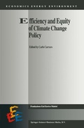 Cover: Efficiency and Equity of Climate Change Policy - Springer