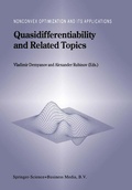 Cover: Quasidifferentiability and Related Topics - Kluwer Academic Publishers