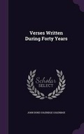 Cover: Verses Written During Forty Years - Palala Press