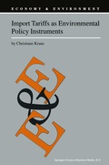 Cover: Import Tariffs as Environmental Policy Instruments - Springer