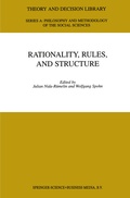 Cover: Rationality, Rules, and Structure - Springer