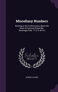 Enlarge image Cover: Miscellany Numbers - Palala Press