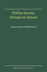 Abbildung von: Pfaffian Systems, k-Symplectic Systems - Kluwer Academic Publishers