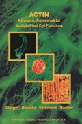 Cover: Actin: A Dynamic Framework for Multiple Plant Cell Functions - Springer
