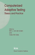 Cover: Computerized Adaptive Testing: Theory and Practice - Kluwer Academic Publishers