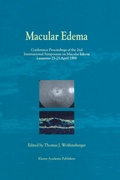 Cover: Macular Edema - Springer
