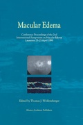 Cover: Macular Edema - Springer