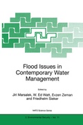Cover: Flood Issues in Contemporary Water Management - Kluwer Academic Publishers