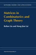 Cover: Matrices in Combinatorics and Graph Theory - Springer