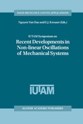 Cover: IUTAM Symposium on Recent Developments in Non-linear Oscillations of Mechanical Systems - Springer
