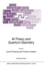 Cover: M-Theory and Quantum Geometry - Springer