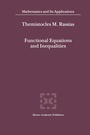 Cover: Functional Equations and Inequalities - Kluwer Academic Publishers