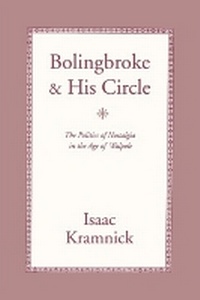 Enlarge image Cover: Bolingbroke and His Circle - Cornell University Press