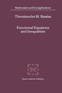 Abbildung von: Functional Equations and Inequalities - Springer