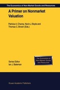 Cover: A Primer on Nonmarket Valuation - Kluwer Academic Publishers