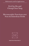 Cover: Meromorphic Functions over Non-Archimedean Fields - Springer