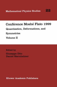Enlarge image Cover: Conférence Moshé Flato 1999 - Springer