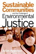 Cover: Sustainable Communities and the Challenge of Environmental Justice - New York University Press
