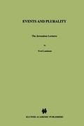 Cover: Events and Plurality - Kluwer Academic Publishers