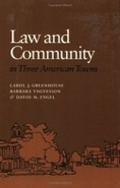 Cover: Law and Community in Three American Towns - Cornell University Press