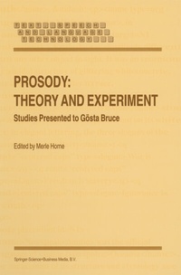 Abbildung von: Prosody: Theory and Experiment - Springer