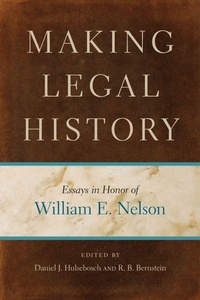 Enlarge image Cover: Making Legal History - New York University Press