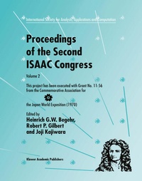 Enlarge image Cover: Proceedings of the Second ISAAC Congress - Springer