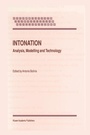 Cover: Intonation - Kluwer Academic Publishers