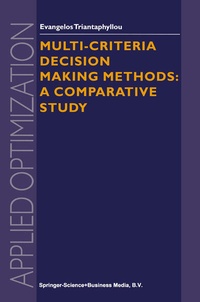 Enlarge image Cover: Multi-criteria Decision Making Methods - Springer