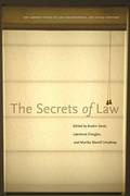 Cover: The Secrets of Law - Stanford University Press