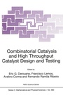 Cover: Combinatorial Catalysis and High Throughput Catalyst Design and Testing - Kluwer Academic Publishers
