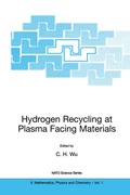 Cover: Hydrogen Recycling at Plasma Facing Materials - Kluwer Academic Publishers