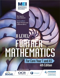 Enlarge image Cover: MEI A Level Further Mathematics Core Year 1 (AS) 4th Edition - Hodder Education