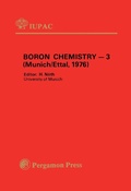 Cover: Boron Chemistry - 3 - Elsevier