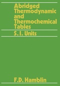 Cover: Abridged Thermodynamic and Thermochemical Tables - Elsevier