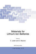 Cover: Materials for Lithium-Ion Batteries - Kluwer Academic Publishers