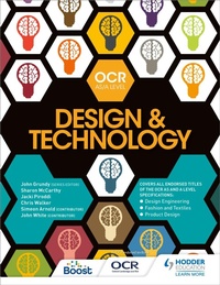 Enlarge image Cover: OCR Design and Technology for AS/A Level - Hodder Education