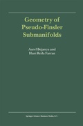 Bild: Geometry of Pseudo-Finsler Submanifolds - Springer