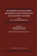 Cover: Handbook of Defeasible Reasoning and Uncertainty Management Systems - Kluwer Academic Publishers