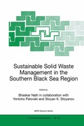 Cover: Sustainable Solid Waste Management in the Southern Black Sea Region - Springer