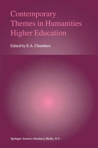 Abbildung von: Contemporary Themes in Humanities Higher Education - Springer