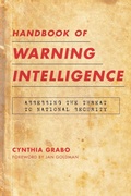 Cover: Handbook of Warning Intelligence - Scarecrow Press