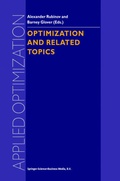 Cover: Optimization and Related Topics - Kluwer Academic Publishers
