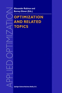 Enlarge image Cover: Optimization and Related Topics - Springer